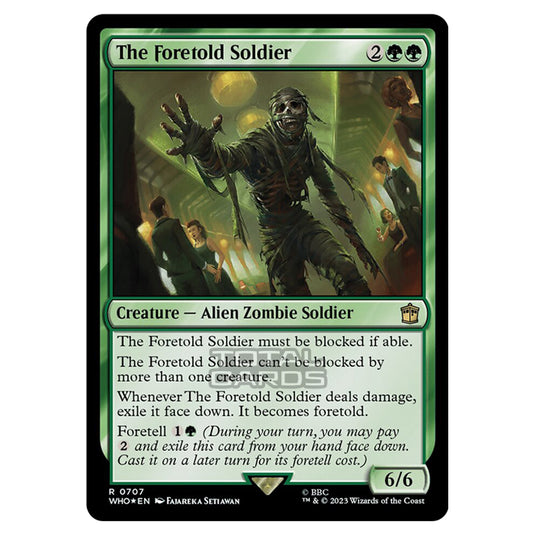 Magic The Gathering - Universes Beyond - Doctor Who - The Foretold Soldier (Surge Foil) - 0707