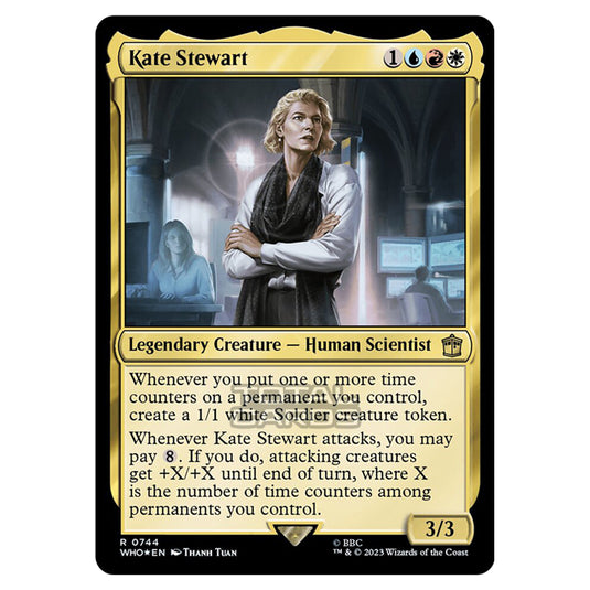 Magic The Gathering - Universes Beyond - Doctor Who - Kate Stewart (Surge Foil) - 0744