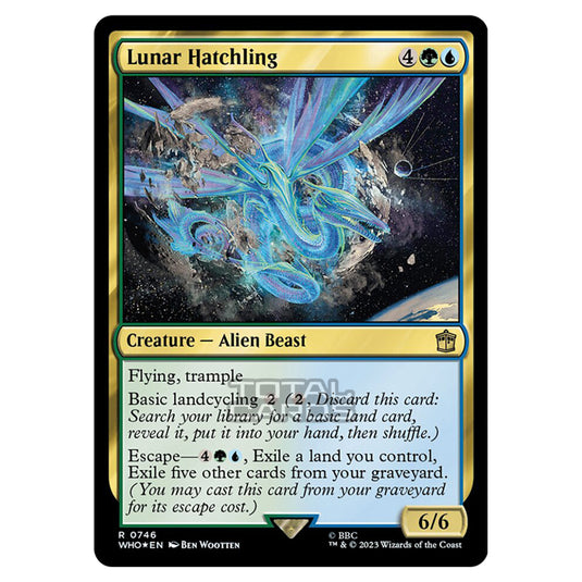 Magic The Gathering - Universes Beyond - Doctor Who - Lunar Hatchling (Surge Foil) - 0746