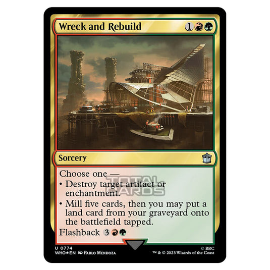 Magic The Gathering - Universes Beyond - Doctor Who - Wreck and Rebuild (Surge Foil) - 0774