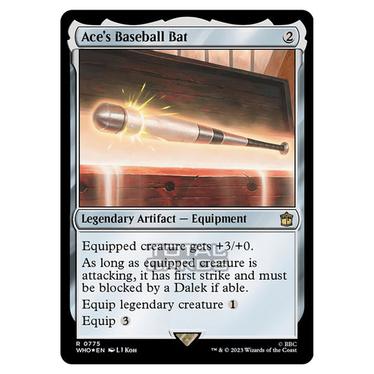 Magic The Gathering - Universes Beyond - Doctor Who - Ace's Baseball Bat (Surge Foil) - 0775