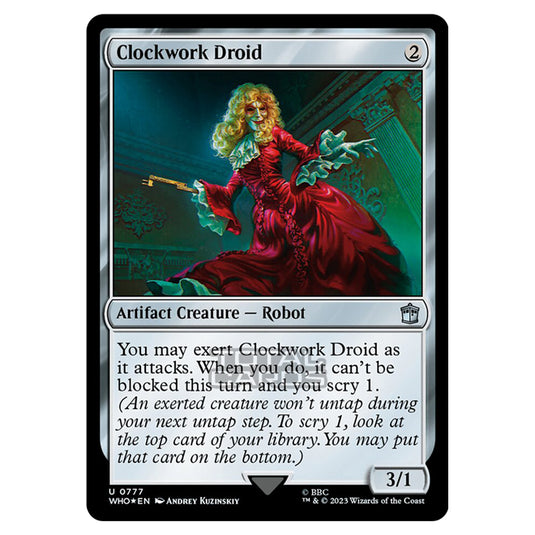 Magic The Gathering - Universes Beyond - Doctor Who - Clockwork Droid (Surge Foil) - 0777