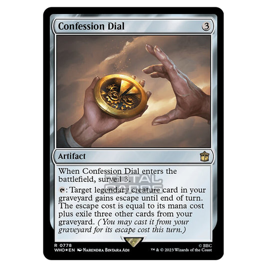 Magic The Gathering - Universes Beyond - Doctor Who - Confession Dial (Surge Foil) - 0778