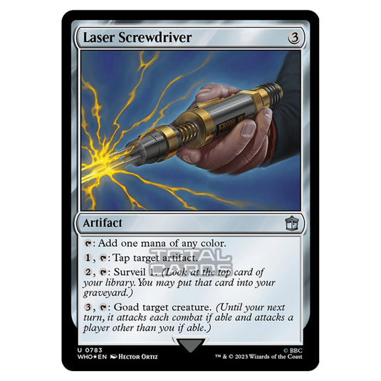 Magic The Gathering - Universes Beyond - Doctor Who - Laser Screwdriver (Surge Foil) - 0783