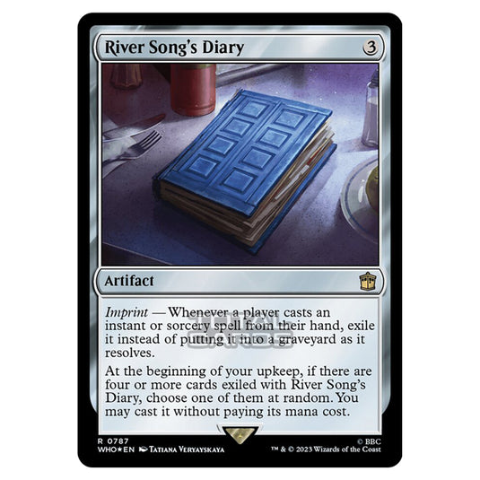 Magic The Gathering - Universes Beyond - Doctor Who - River Song's Diary (Surge Foil) - 0787