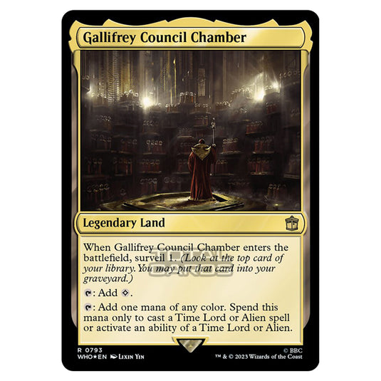 Magic The Gathering - Universes Beyond - Doctor Who - Gallifrey Council Chamber (Surge Foil) - 0793