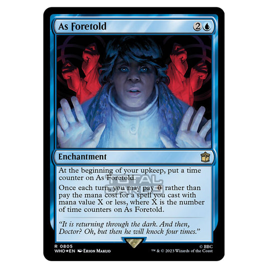 Magic The Gathering - Universes Beyond - Doctor Who - As Foretold (Surge Foil) - 0805