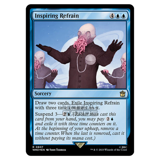 Magic The Gathering - Universes Beyond - Doctor Who - Inspiring Refrain (Surge Foil) - 0807