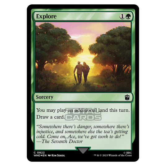 Magic The Gathering - Universes Beyond - Doctor Who - Explore (Surge Foil) - 0822