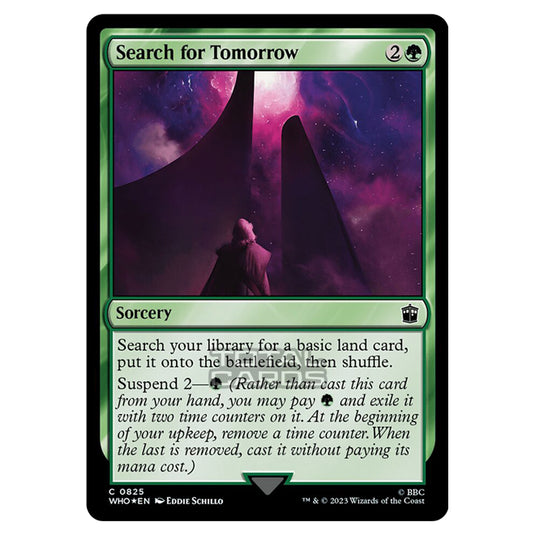 Magic The Gathering - Universes Beyond - Doctor Who - Search for Tomorrow (Surge Foil) - 0825