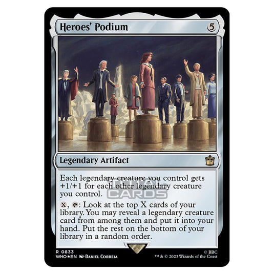 Magic The Gathering - Universes Beyond - Doctor Who - Heroes' Podium (Surge Foil) - 0833