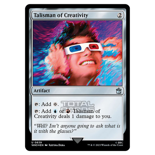 Magic The Gathering - Universes Beyond - Doctor Who - Talisman of Creativity (Surge Foil) - 0839