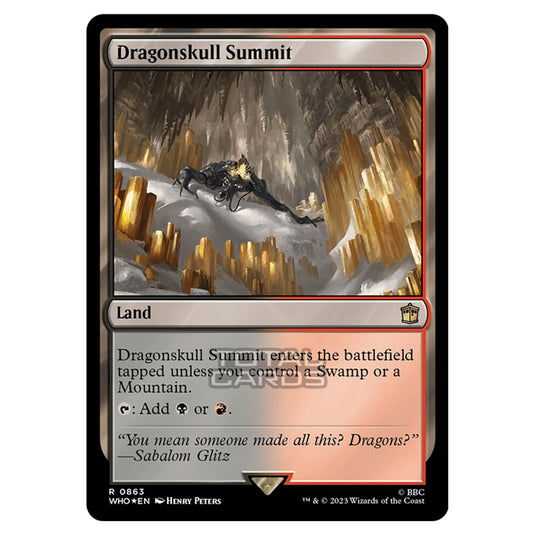 Magic The Gathering - Universes Beyond - Doctor Who - Dragonskull Summit (Surge Foil) - 0863