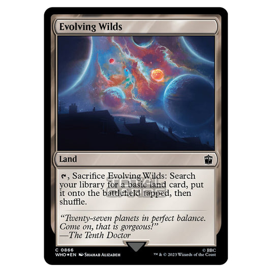 Magic The Gathering - Universes Beyond - Doctor Who - Evolving Wilds (Surge Foil) - 0866