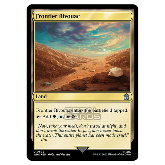 Magic The Gathering - Universes Beyond - Doctor Who - Frontier Bivouac (Surge Foil) - 0872