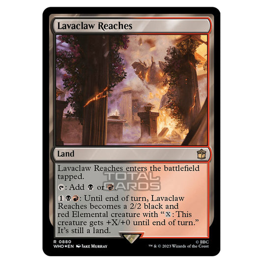 Magic The Gathering - Universes Beyond - Doctor Who - Lavaclaw Reaches (Surge Foil) - 0880