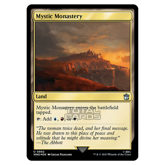 Magic The Gathering - Universes Beyond - Doctor Who - Mystic Monastery (Surge Foil) - 0882