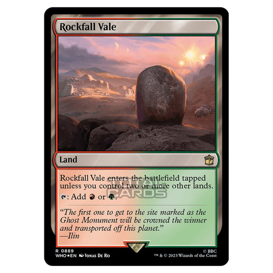 Magic The Gathering - Universes Beyond - Doctor Who - Rockfall Vale (Surge Foil) - 0889