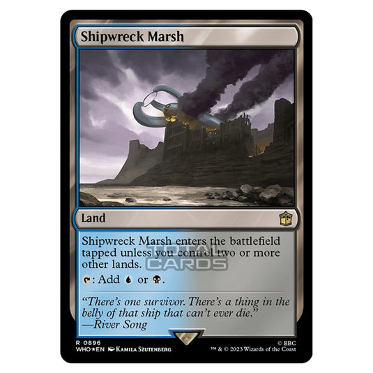 Magic The Gathering - Universes Beyond - Doctor Who - Shipwreck Marsh (Surge Foil) - 0896