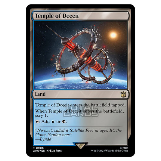 Magic The Gathering - Universes Beyond - Doctor Who - Temple of Deceit (Surge Foil) - 0905