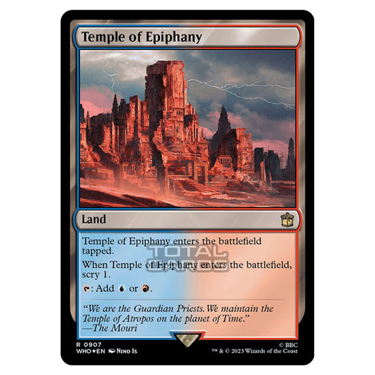 Magic The Gathering - Universes Beyond - Doctor Who - Temple of Epiphany (Surge Foil) - 0907