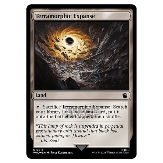 mtg cards like terramorphic expanse Magic The Gathering - Universes Beyond - Doctor Who