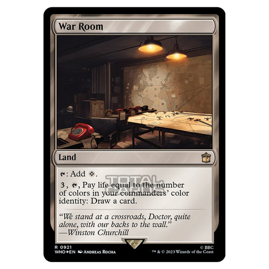 Magic The Gathering - Universes Beyond - Doctor Who - War Room (Surge Foil) - 0921