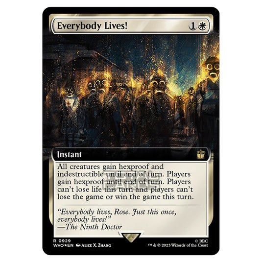 Magic The Gathering - Universes Beyond - Doctor Who - Everybody Lives! (Surge Foil) - 0929