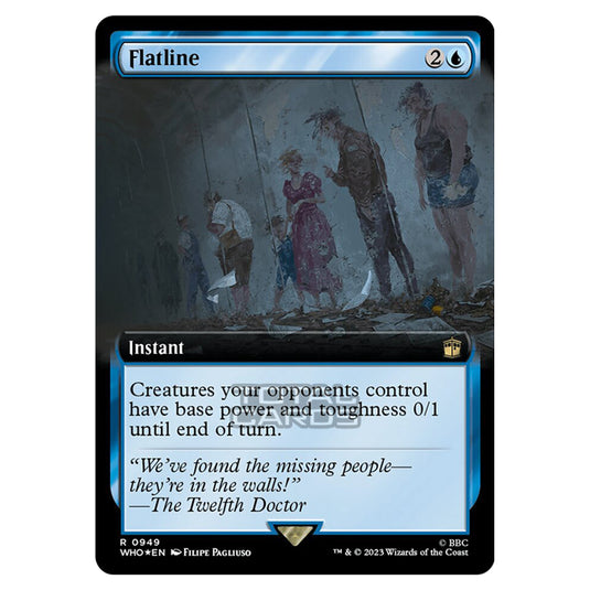 Magic The Gathering - Universes Beyond - Doctor Who - Flatline (Surge Foil) - 0949