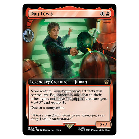 Magic The Gathering - Universes Beyond - Doctor Who - Dan Lewis (Surge Foil) - 0971