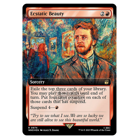 Magic The Gathering - Universes Beyond - Doctor Who - Ecstatic Beauty (Surge Foil) - 0974