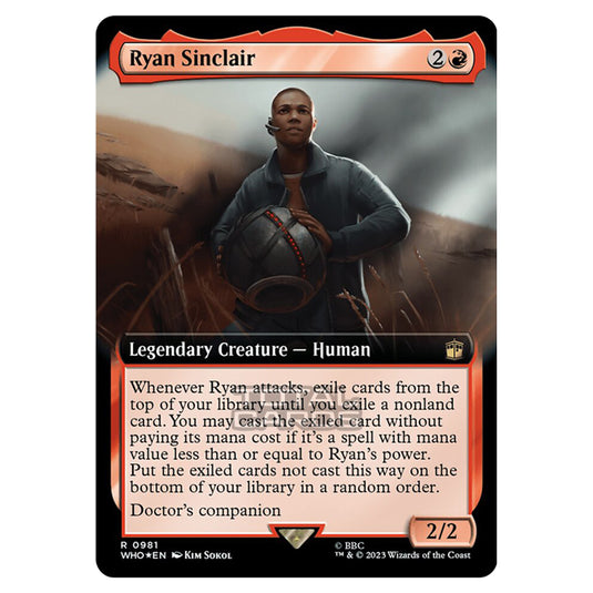 Magic The Gathering - Universes Beyond - Doctor Who - Ryan Sinclair (Surge Foil) - 0981