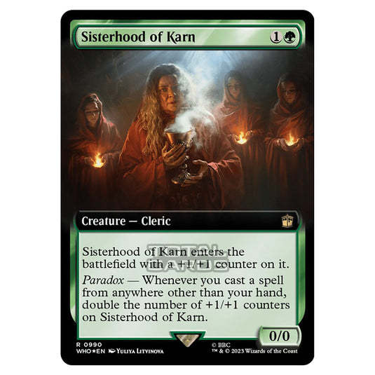 Magic The Gathering - Universes Beyond - Doctor Who - Sisterhood of Karn (Surge Foil) - 0990