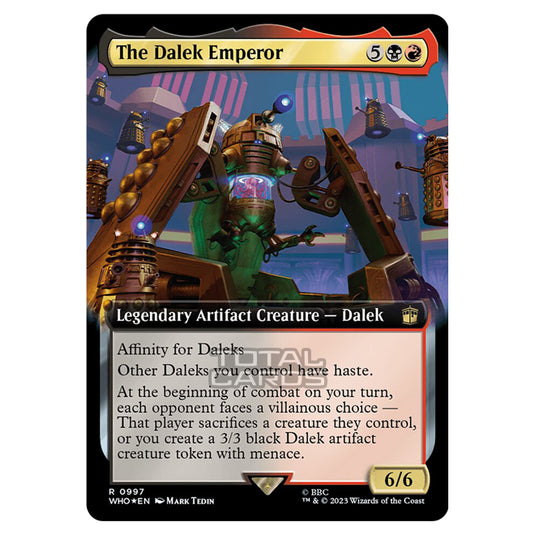 Magic The Gathering - Universes Beyond - Doctor Who - The Dalek Emperor (Surge Foil) - 0997