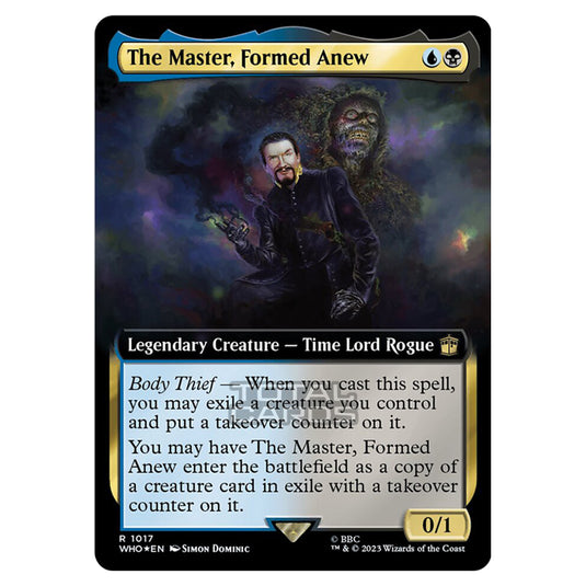 Magic The Gathering - Universes Beyond - Doctor Who - The Master, Formed Anew (Surge Foil) - 1017