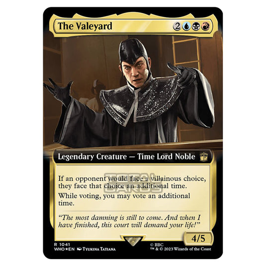 Magic The Gathering - Universes Beyond - Doctor Who - The Valeyard (Surge Foil) - 1041