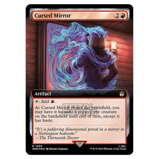 Magic The Gathering - Universes Beyond - Doctor Who - Cursed Mirror (Surge Foil) - 1065