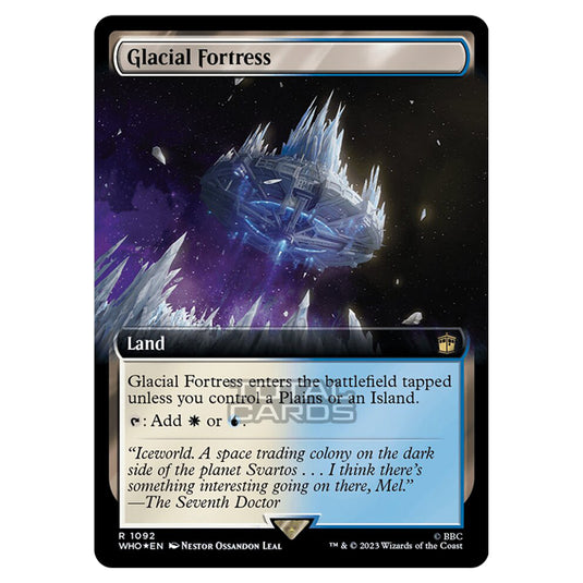 Magic The Gathering - Universes Beyond - Doctor Who - Glacial Fortress (Surge Foil) - 1092