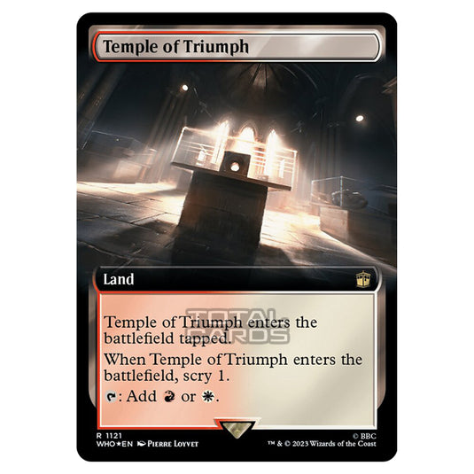 Magic The Gathering - Universes Beyond - Doctor Who - Temple of Triumph (Surge Foil) - 1121