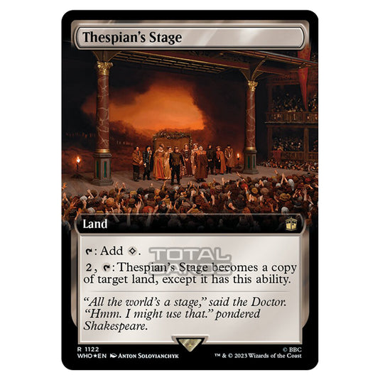 Magic The Gathering - Universes Beyond - Doctor Who - Thespian's Stage (Surge Foil) - 1122