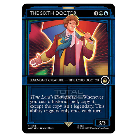 Magic The Gathering - Universes Beyond - Doctor Who - The Sixth Doctor (Surge Foil) - 1148