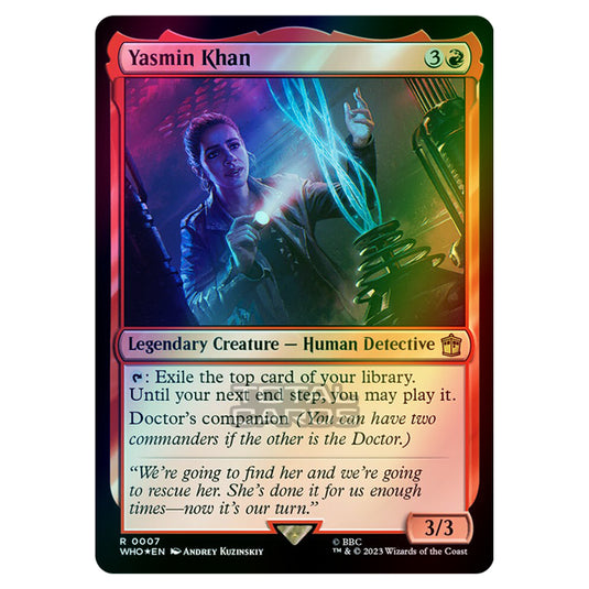 Magic The Gathering - Universes Beyond - Doctor Who - Yasmin Khan (Commander) - 0007 (Foil)