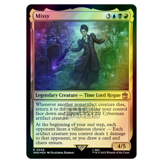 Magic The Gathering - Universes Beyond - Doctor Who - Missy (Commander) - 0008 (Foil)