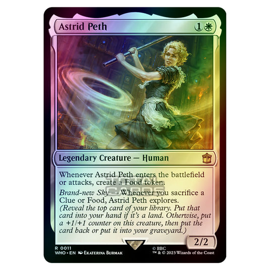 Magic The Gathering - Universes Beyond - Doctor Who - Astrid Peth - 0011 (Foil)