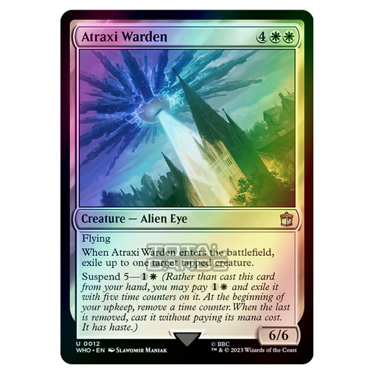 Magic The Gathering - Universes Beyond - Doctor Who - Atraxi Warden - 0012 (Foil)