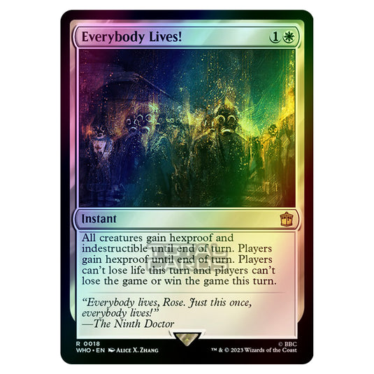 Magic The Gathering - Universes Beyond - Doctor Who - Everybody Lives! - 0018 (Foil)