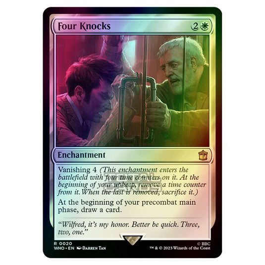 Magic The Gathering - Universes Beyond - Doctor Who - Four Knocks - 0020 (Foil)