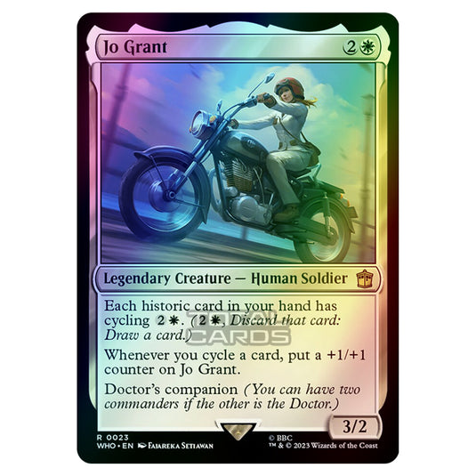 Magic The Gathering - Universes Beyond - Doctor Who - Jo Grant - 0023 (Foil)