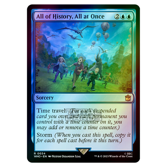 Magic The Gathering - Universes Beyond - Doctor Who - All of History, All at Once - 0034 (Foil)