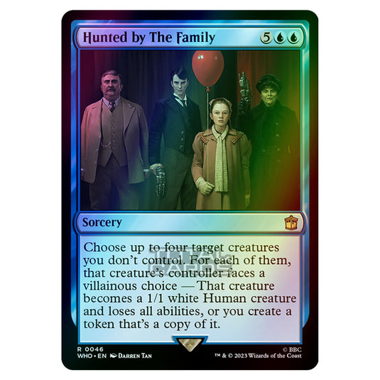 Magic The Gathering - Universes Beyond - Doctor Who - Hunted by The Family - 0046 (Foil)